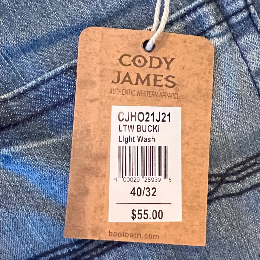 Cody James Men's Slim Straight Jeans - Light Blue